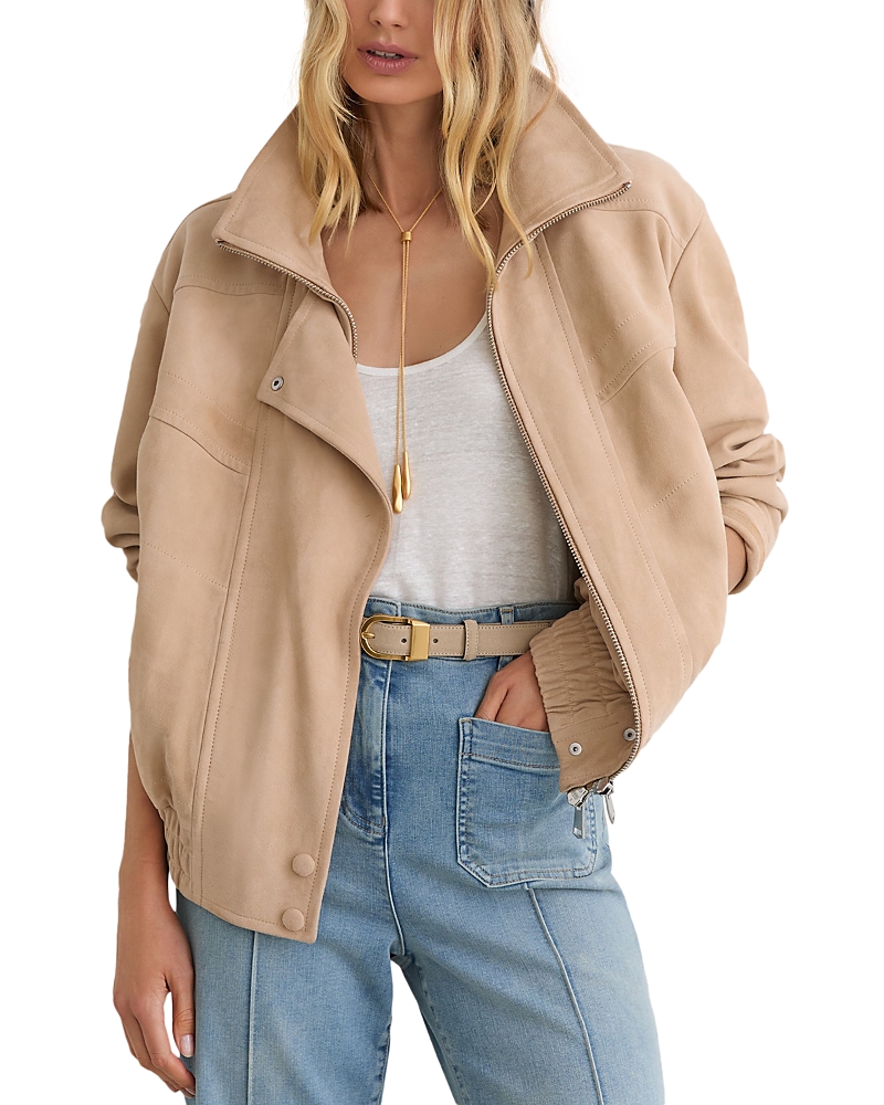 Reiss Petra Leather Jacket