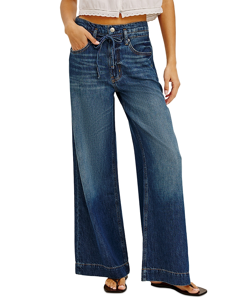 Rails Dover High Rise Wide Leg Jeans in Boondocks