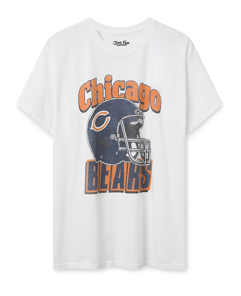 Junk Food Clothing Unisex Chicago Bears Throwback Helmet Tee