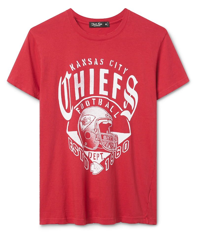 Junk Food Clothing Women's Kansas City Chiefs Gridiron Vintage Tee