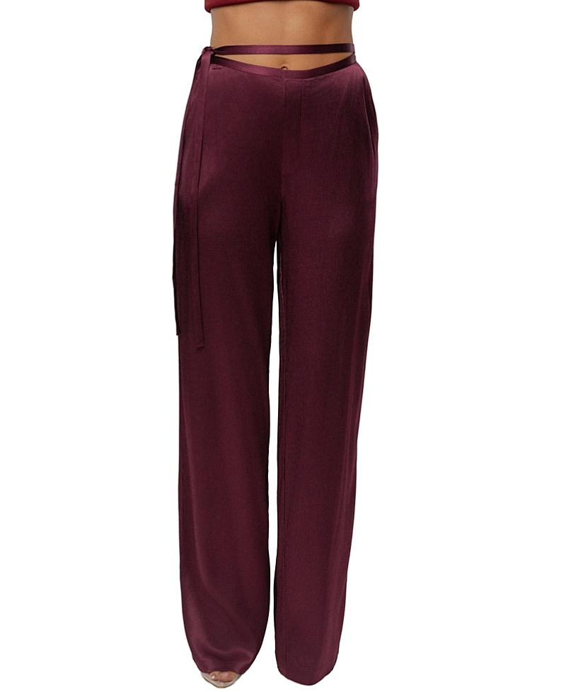 Jluxlabel Deserae Satin Pants
