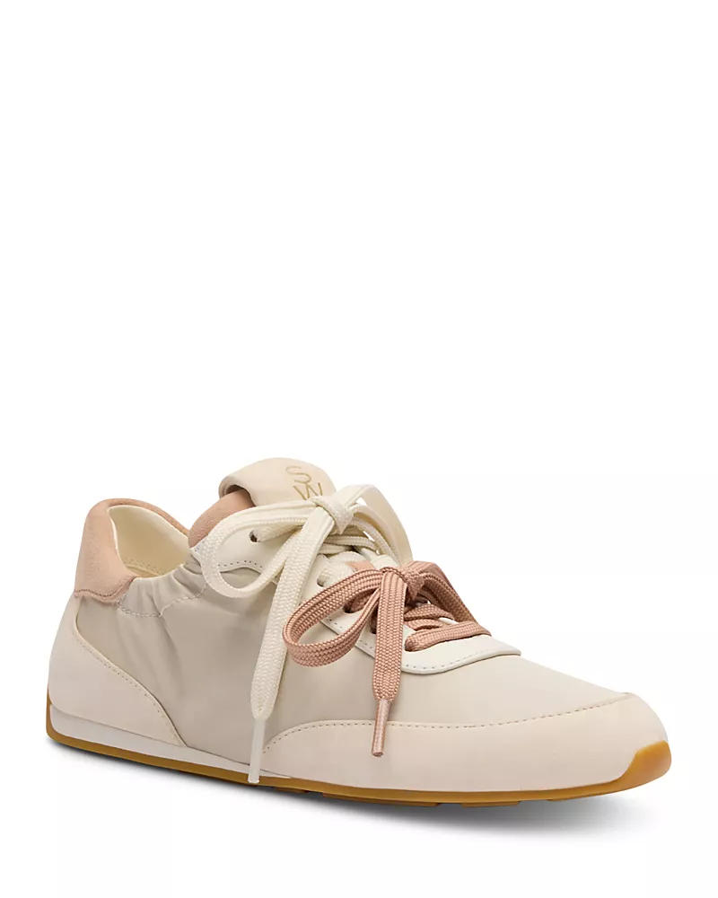 Stuart Weitzman Women's Bond Ruche Sneakers
