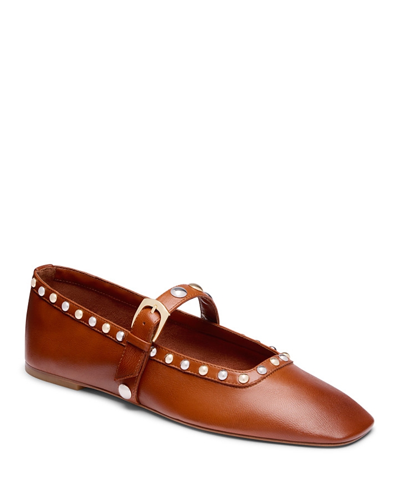 Stuart Weitzman Women's Perry Mary Jane Flats