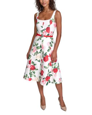 Brocade Midi Dress