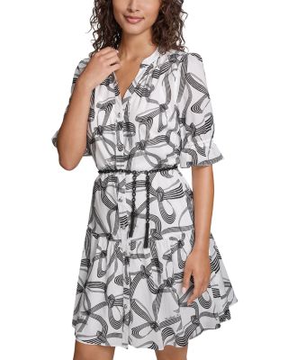 Belted Shirt Dress