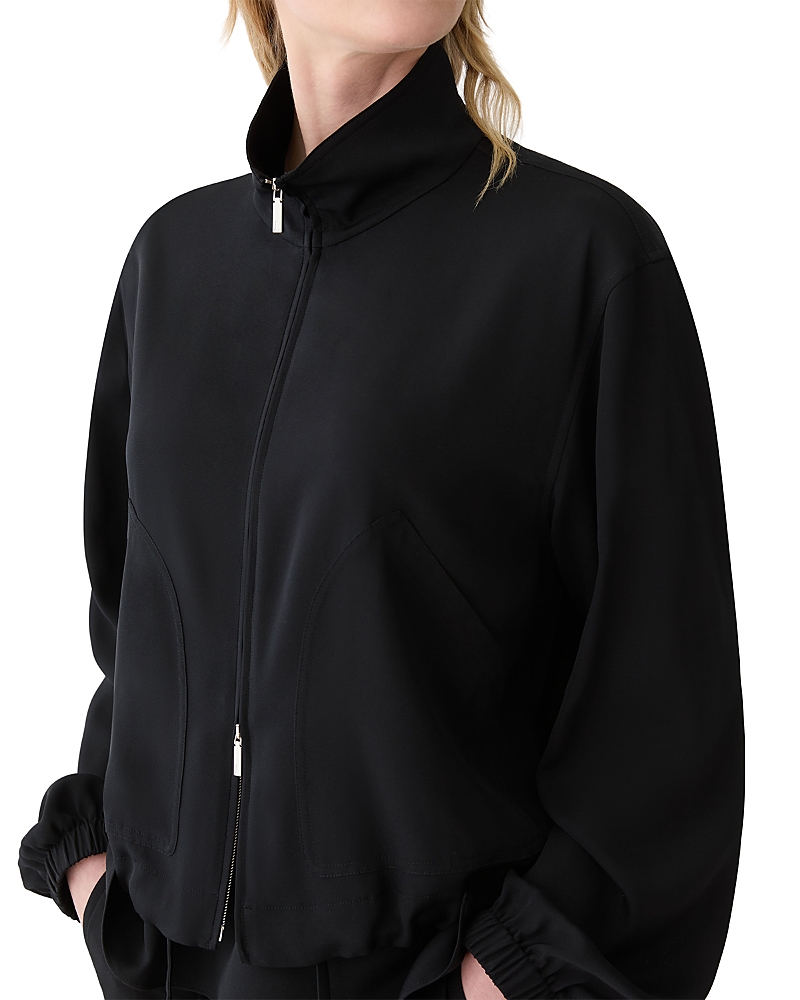 Lafayette 148 New York Funnel Neck Bomber Jacket