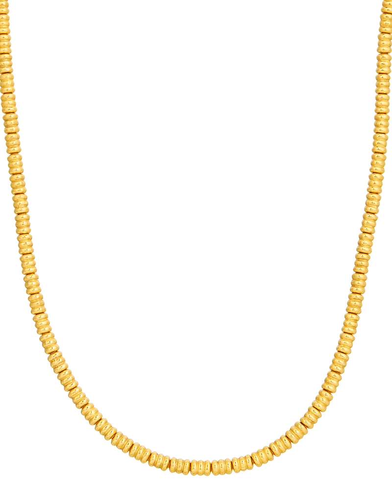 Gurhan 18K & 24K Yellow Gold Vertigo Tube Link Collar Necklace, 16
