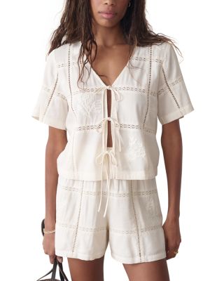 Marella Embroidered Top