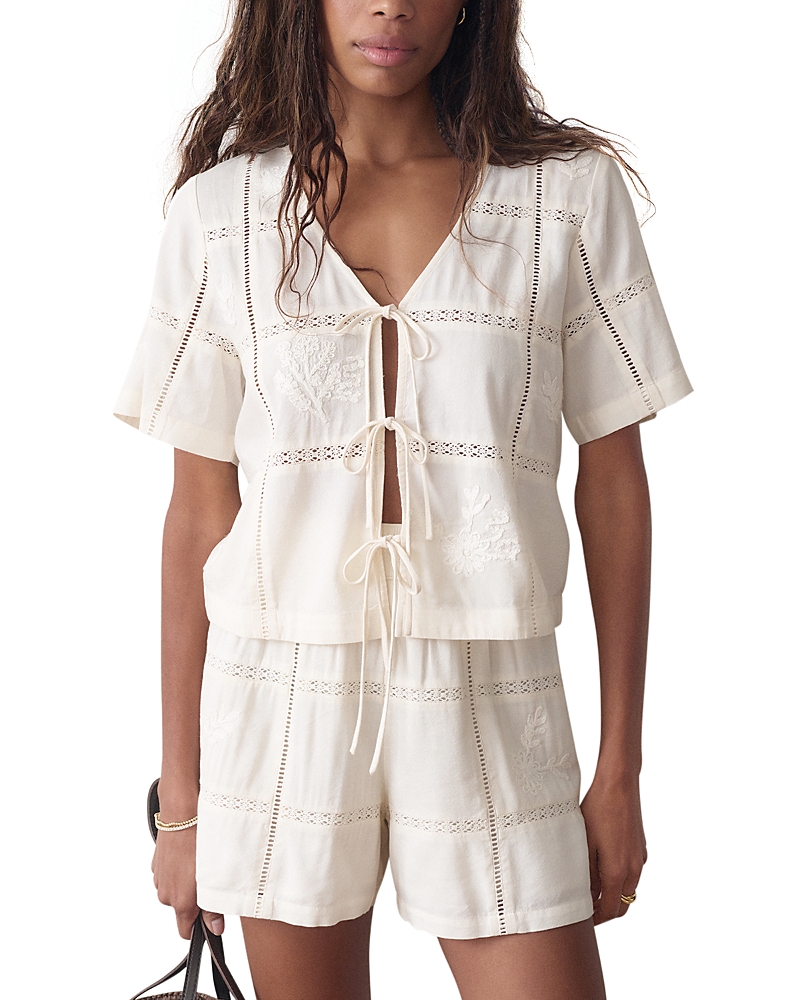 Marine Layer Marella Embroidered Top