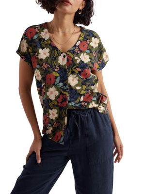  Studio Glass V-Neck Jersey T-Shirt