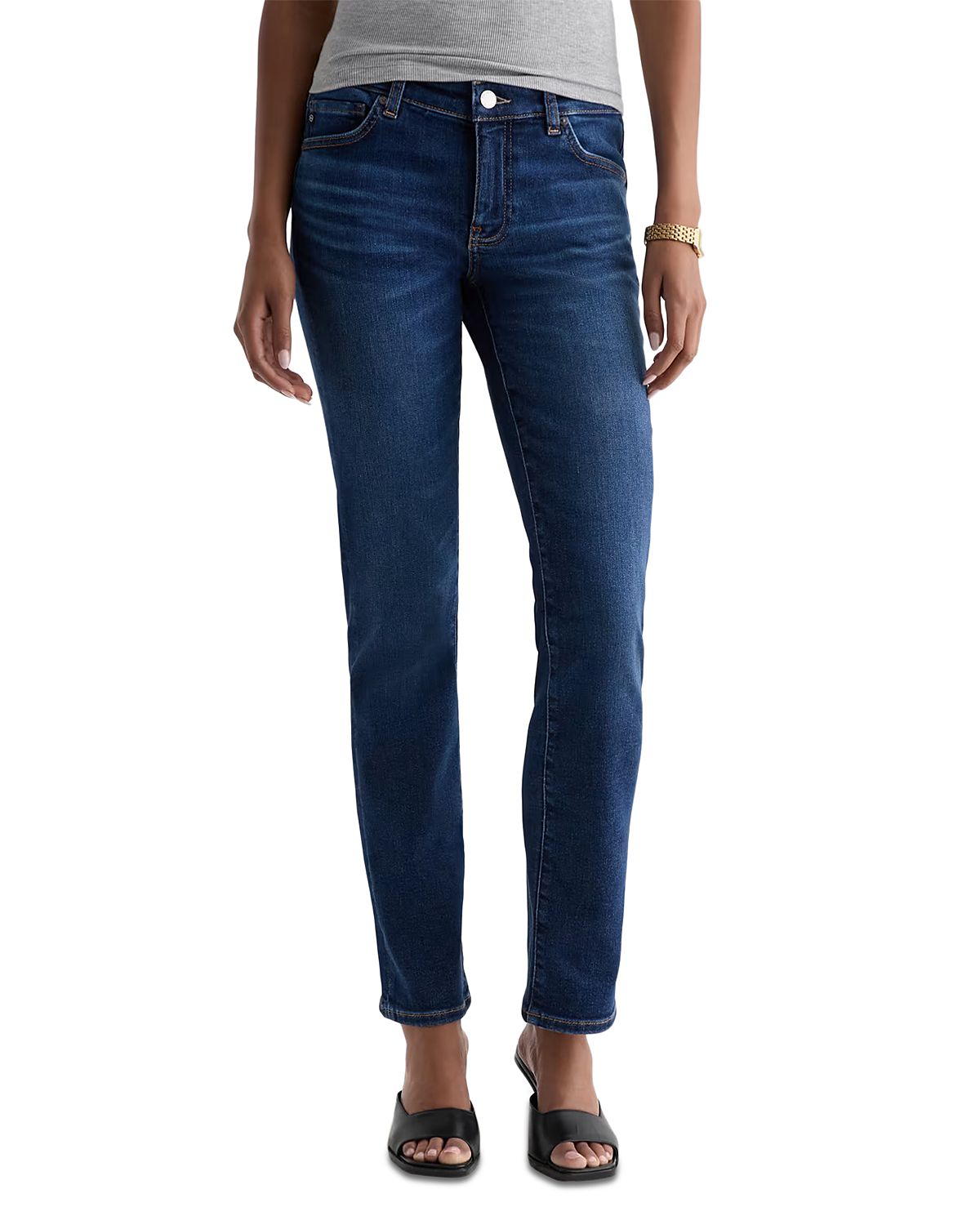 Ag Sandra Low Rise Straight Leg Jeans