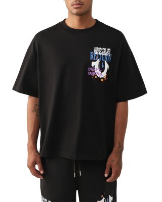 Concert Buddha Oversized Logo Graphic T-Shirt