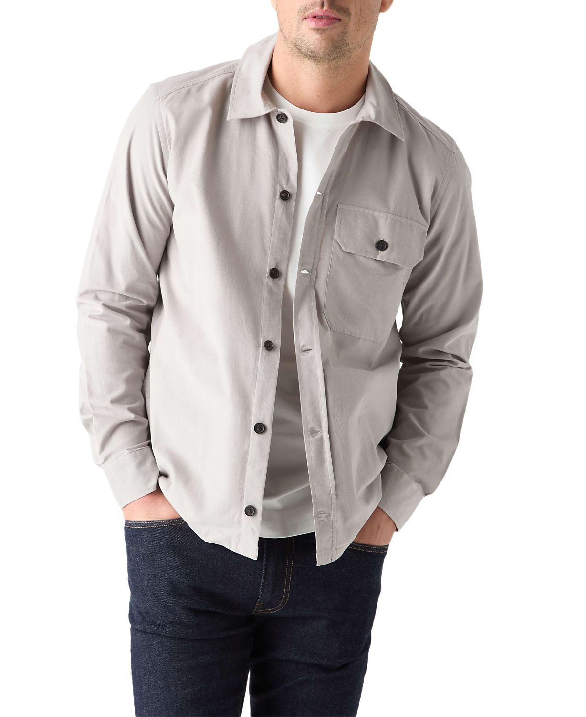 Robert Talbott Burton Pinwale Corduroy Shirt Jacket