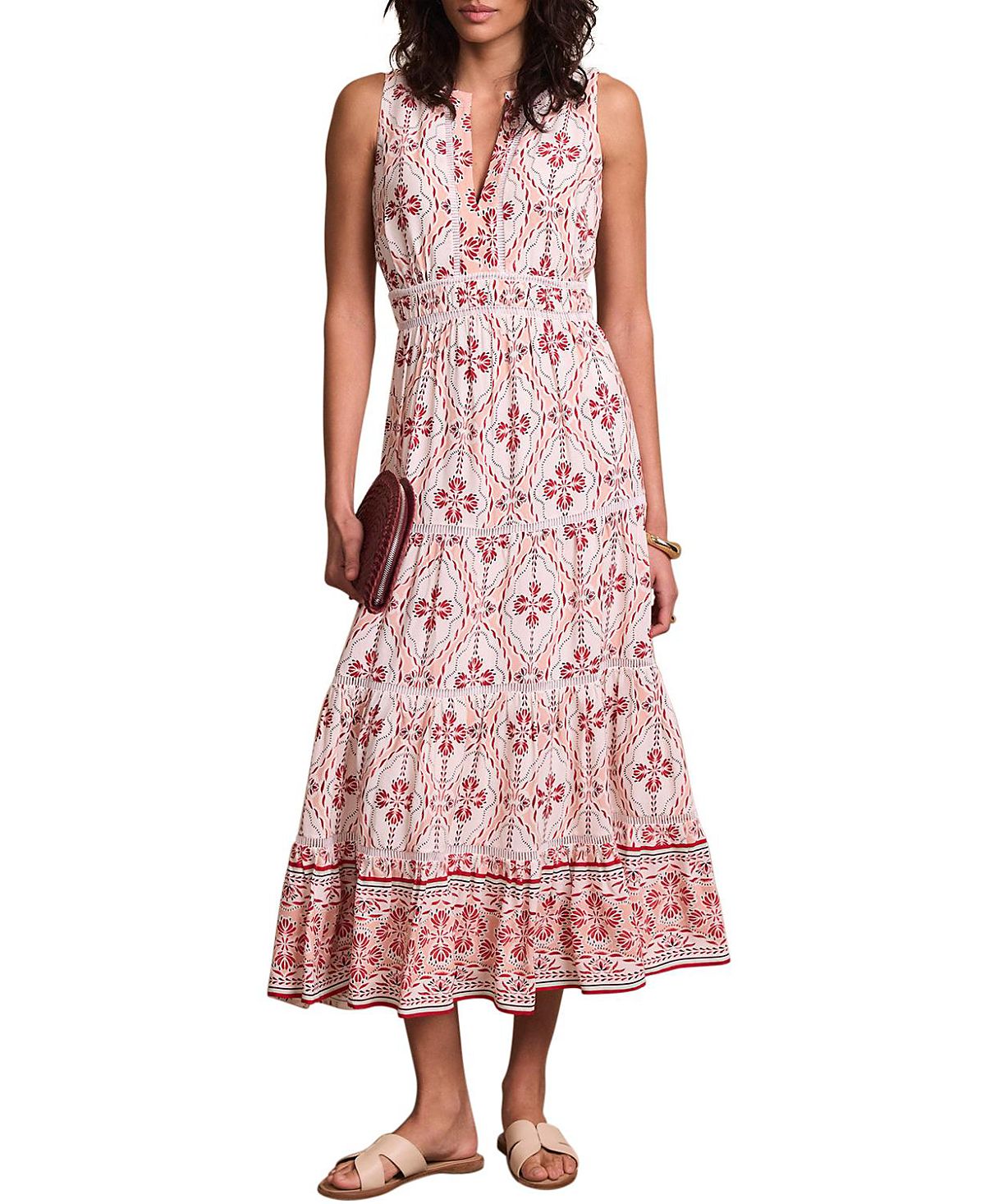 Mint Velvet Women's Geo Print Maxi Dress