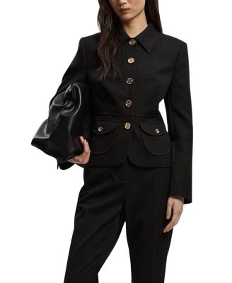 Karen Millen Petite Textured Tailored Jacket