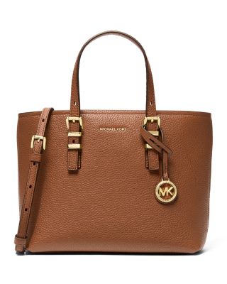 Laila Small East West Leather Crossbody Tote
