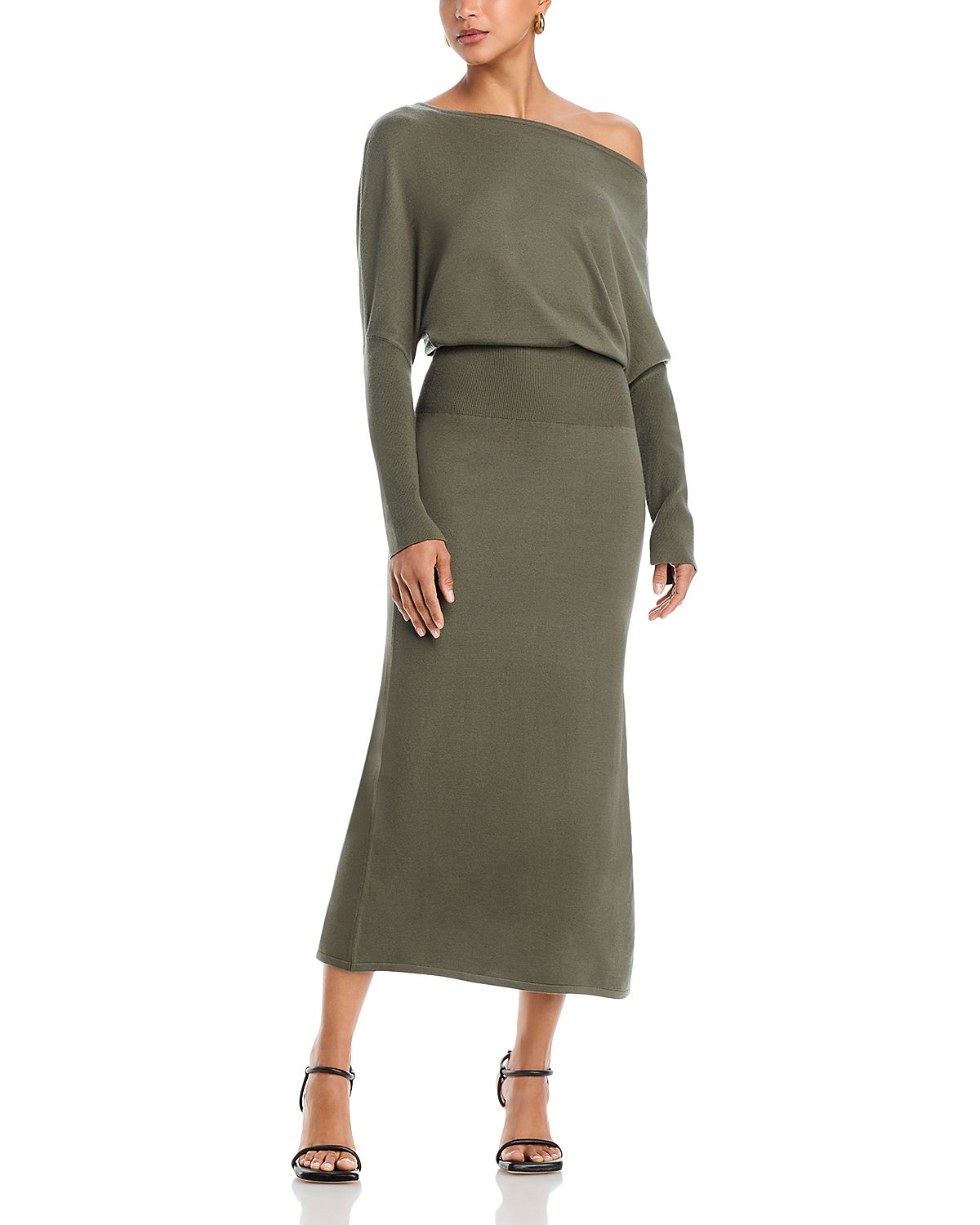 Simkhai Janese Off-the-Shoulder Midi Dress