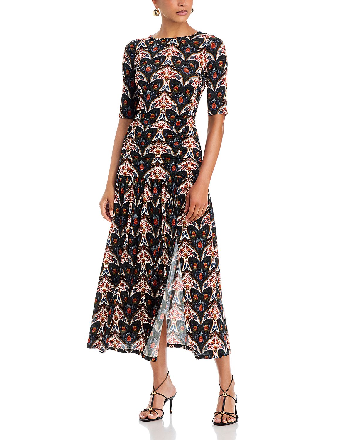 Farm Rio Porcelain Birds Maxi Dress