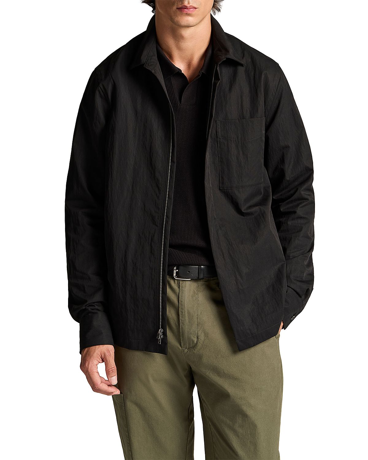 Vince Long Sleeve Zip Jacket