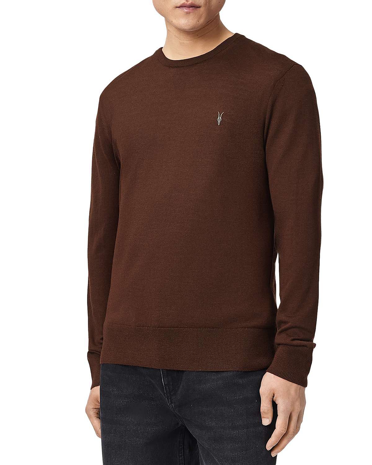 Allsaints Mode Regular Fit Merino Wool Sweater