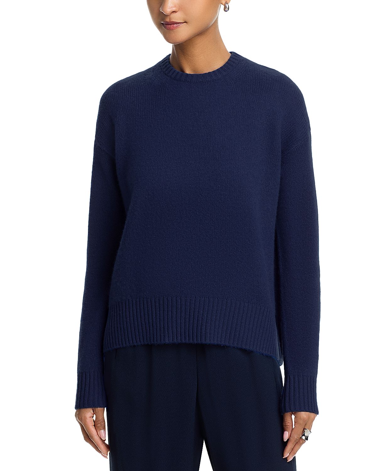 Aqua 100% Cashmere Crewneck Sweater - Exclusive