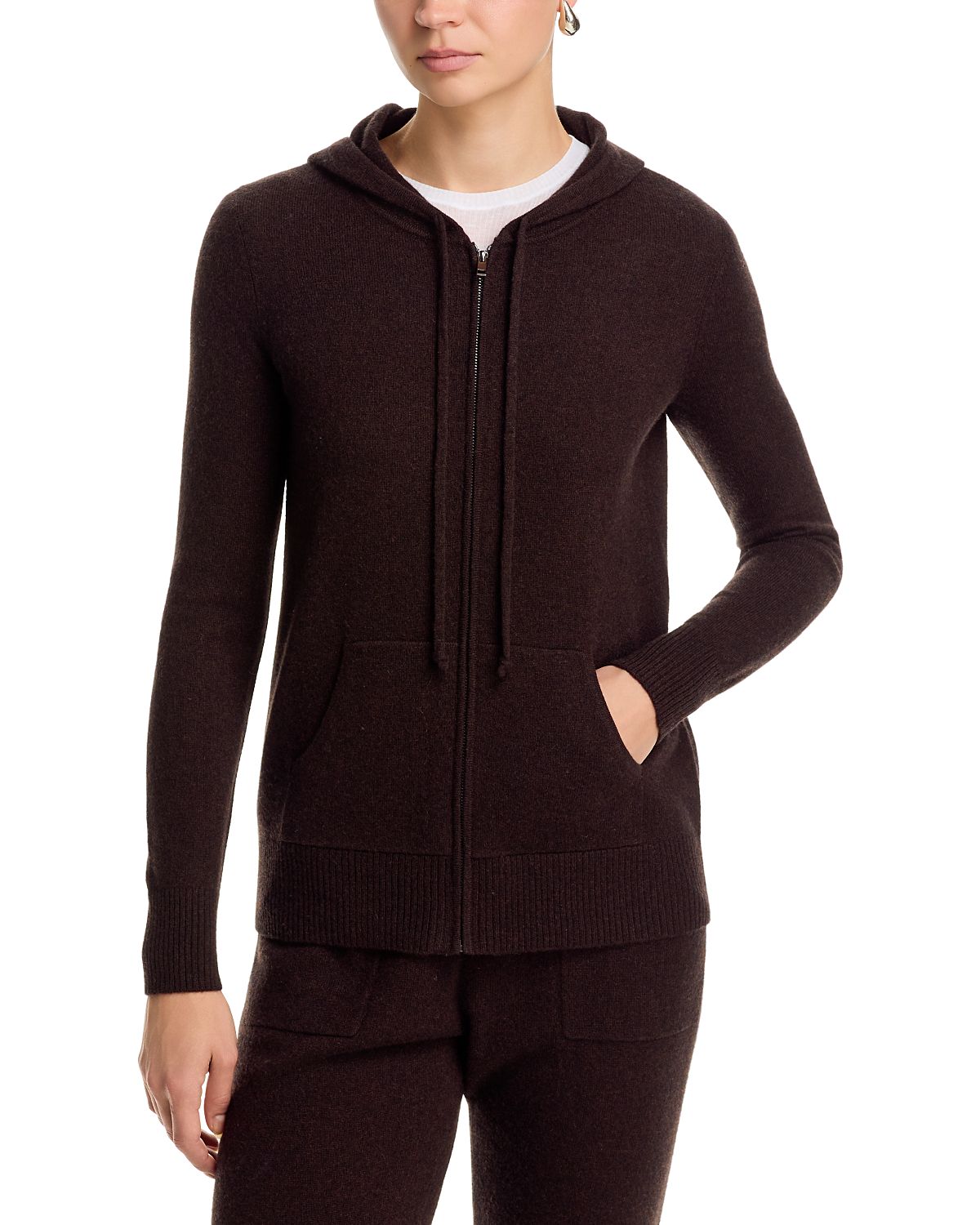 C by Bloomingdale's Cashmere Zip Hoodie - Exclusive
