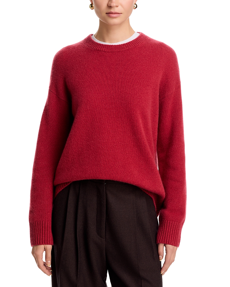 C By Bloomingdale's Cashmere Cashmere Drop Shoulder Crewneck Sweater - Exclusive