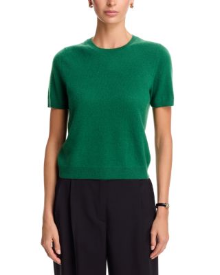 100% Cashmere Short Sleeve Crewneck Sweater - Exclusive