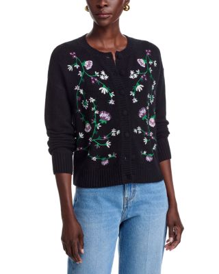 C by Bloomingdale's Cashmere Cashmere Crewneck Cardigan Sweater - Exclusive