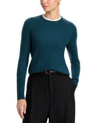 100% Cashmere Crewneck Sweater - Exclusive 