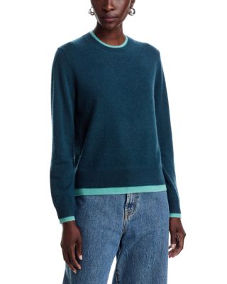 Double Layer Cashmere Crewneck Sweater - Exclusive