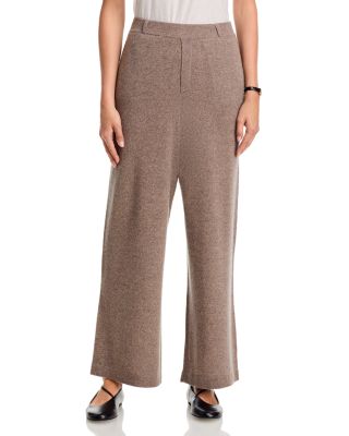 Pull On Wide Leg Cashmere Pants, Exclusive 