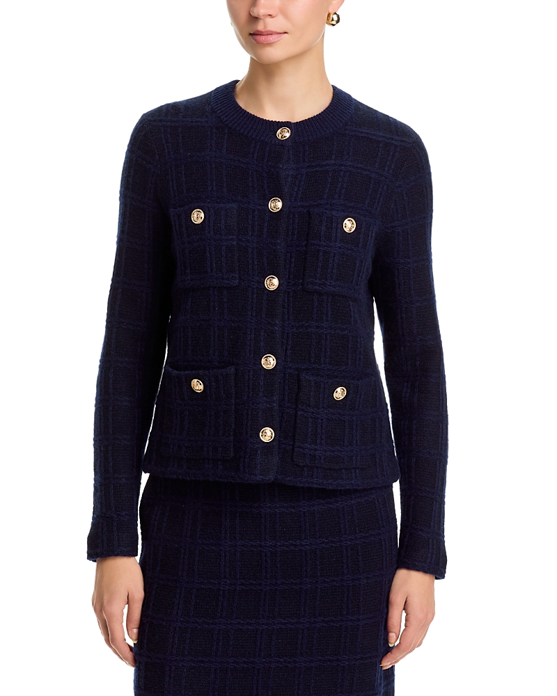 C By Bloomingdale's Cashmere 100% Cashmere Crewneck Cardigan Sweater - Exclusive