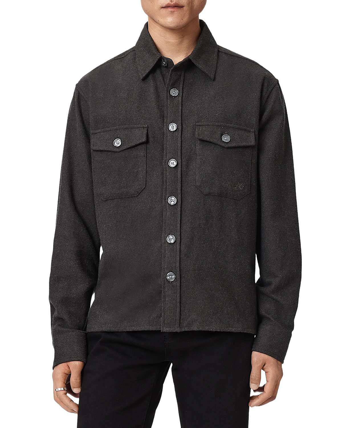 Allsaints Haiku Patch Pocket Shirt