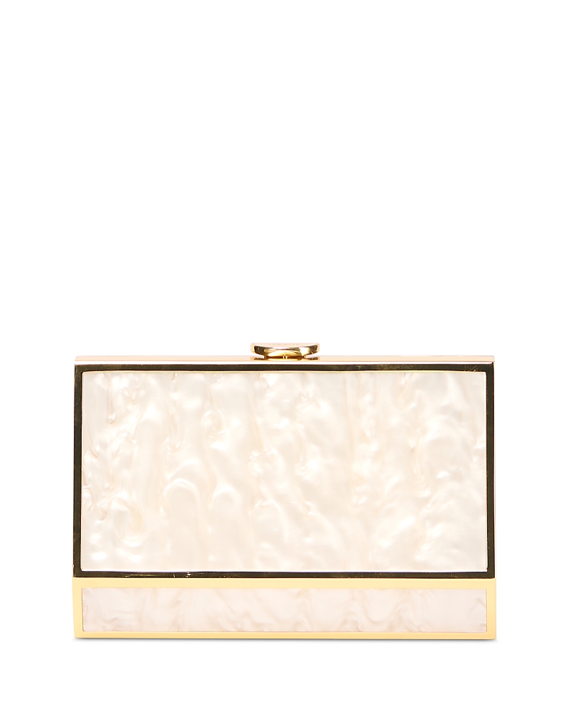 Simkhai Maddox Pearly Frame Clutch