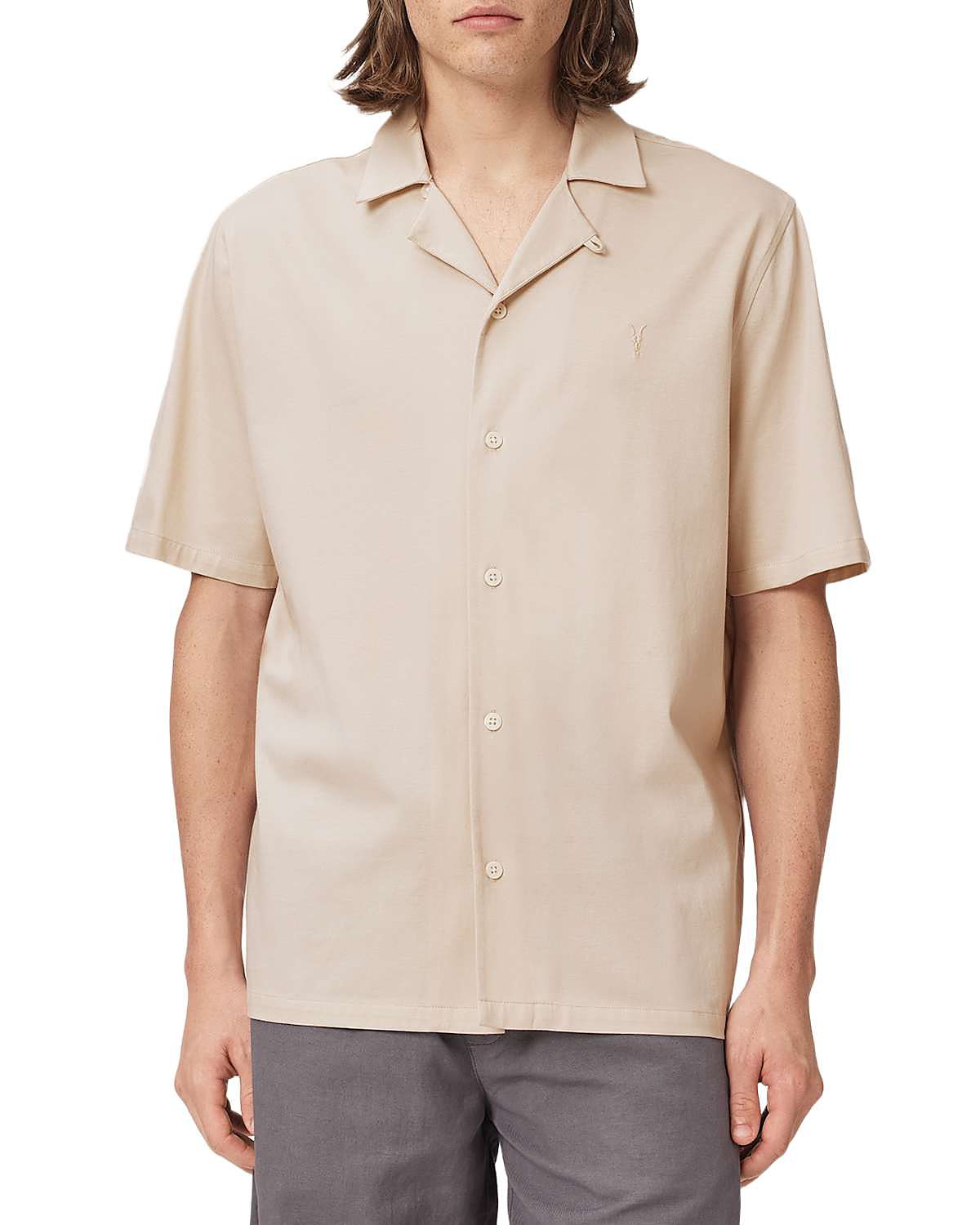 Allsaints Hudson Short Sleeve Button Down Shirt