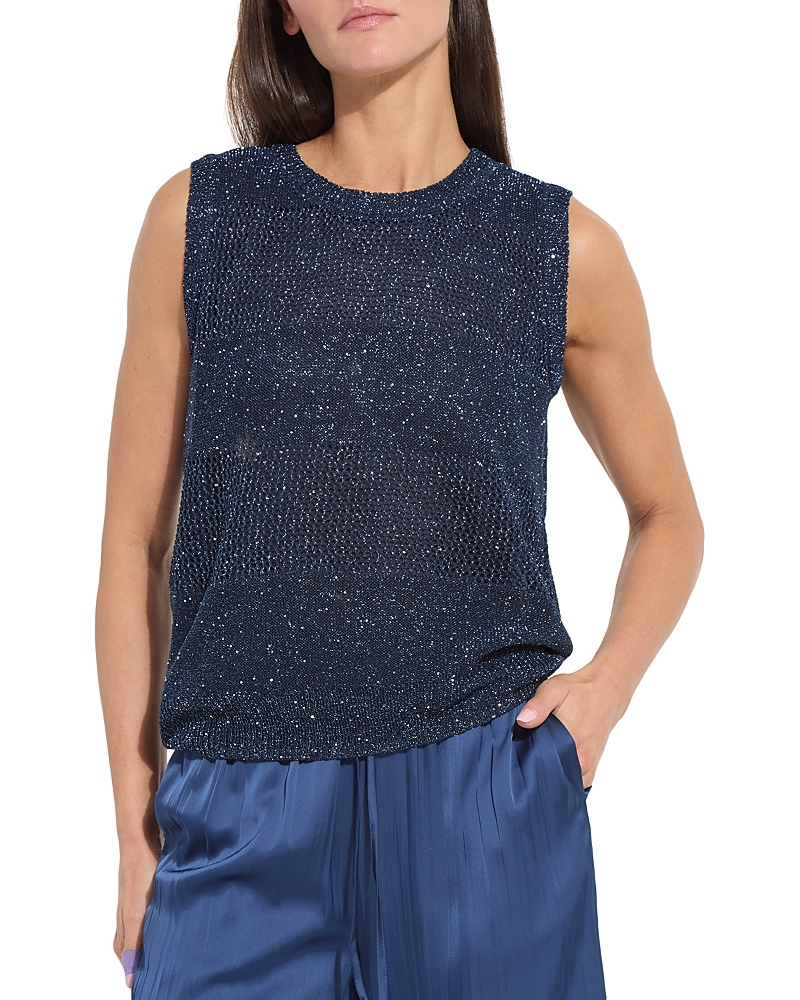 Lysse Nicola Sequined Shell Sweater