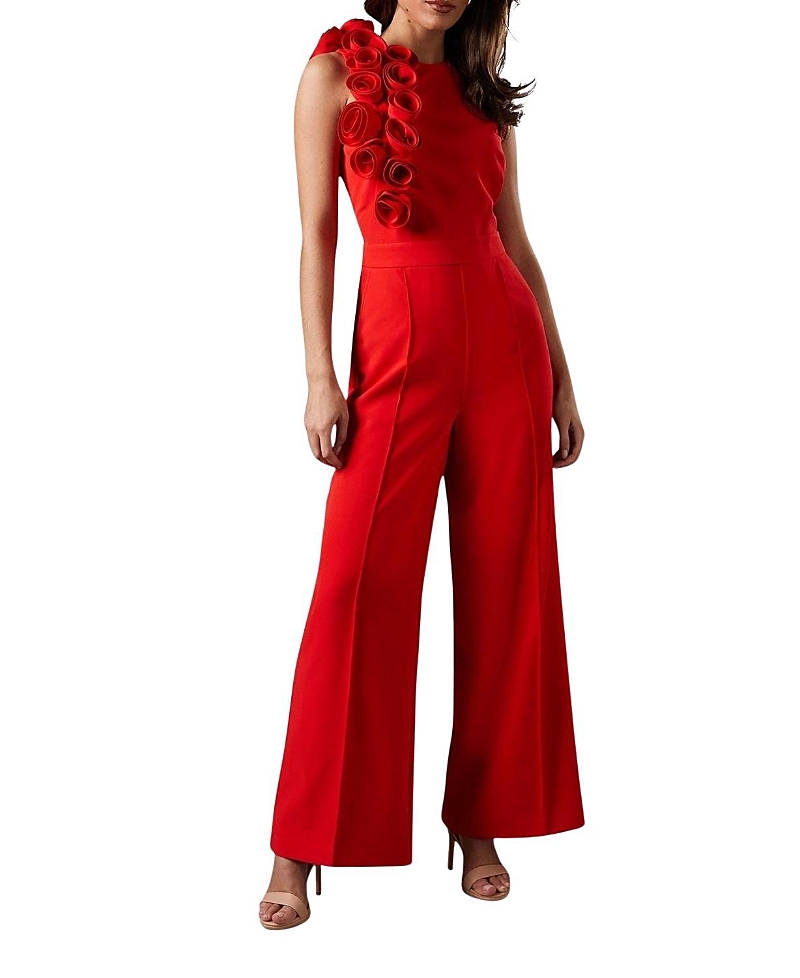 Coast Corsage Detail Pleated Jumpsuit