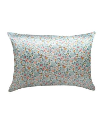 Coco & Wolf Liberty Fabric Betsy Grey Silk Pillowcase
