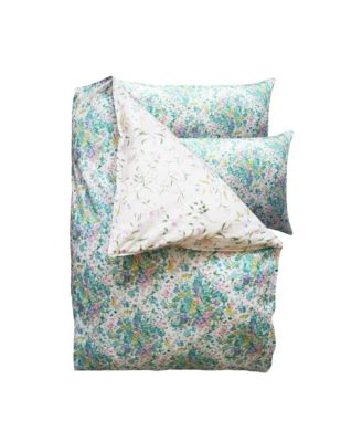 Liberty Fabric Bouquet Parade & Regal Blossom Reversible Duvet Set, King