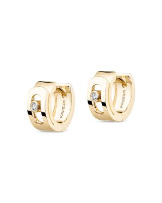 Messika 18K Gold Move Noa Diamond Hoop Earrings, 0.05 tcw