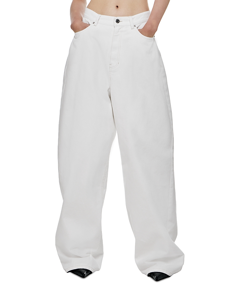 Lemiune 01 Loose Wide Leg Jeans in Ow