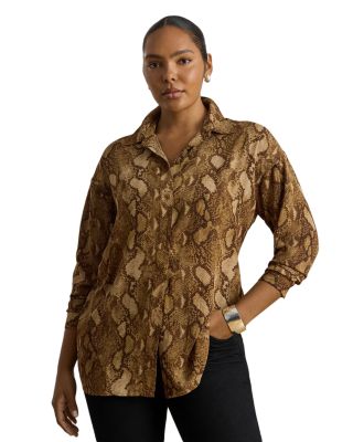 Python Print Georgette Shirt
