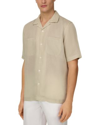 Linen Camp Collar Shirt