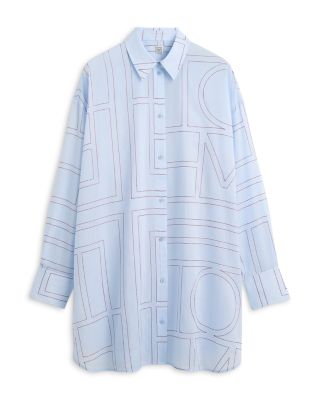 Monogram Long Summer Shirt