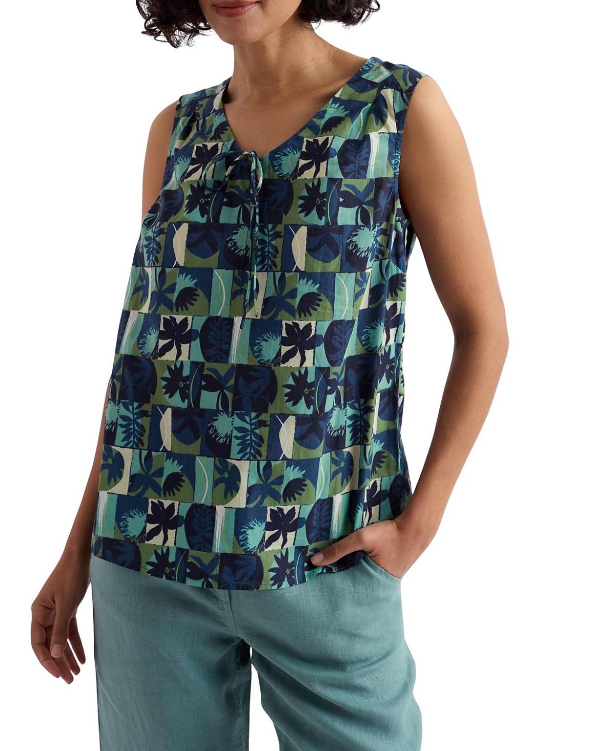 Seasalt Cornwall Cobbs Well Sleeveless Relaxed Vest