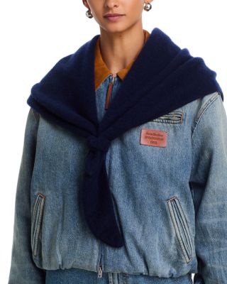 Brushed Cashmere Triangle Wrap - Exclusive