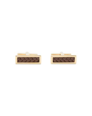 Leather Insert Cufflinks