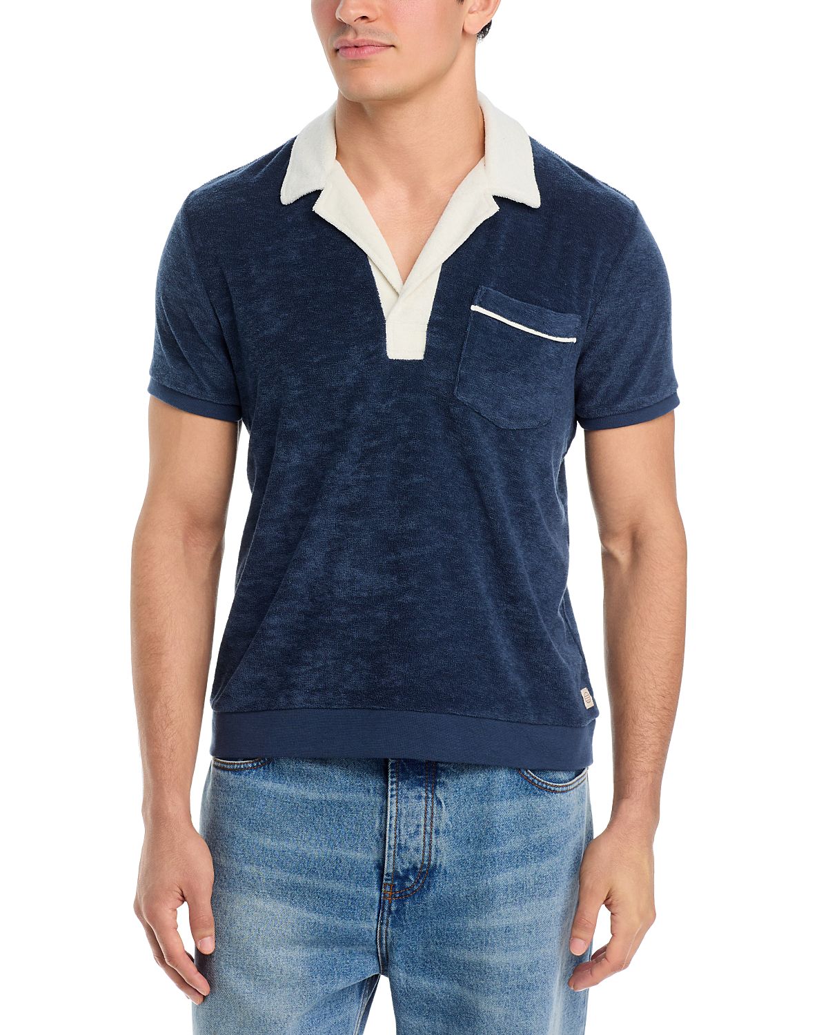 Marine Layer Emilio Vintage Terry Polo Shirt
