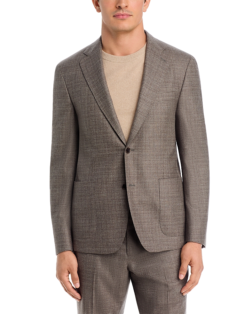 Vince Melange Brushed Regular Fit Suit Jacket